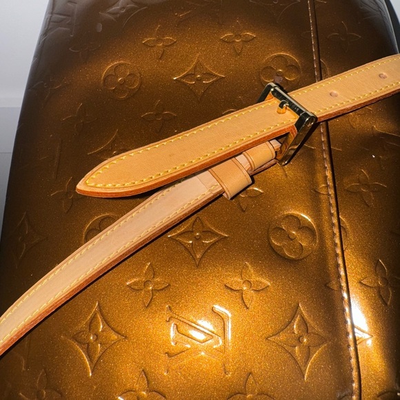 Louis Vuitton Bronze Vernis Monogram Shoulder Bag Thompson Street - Picture 9 of 10